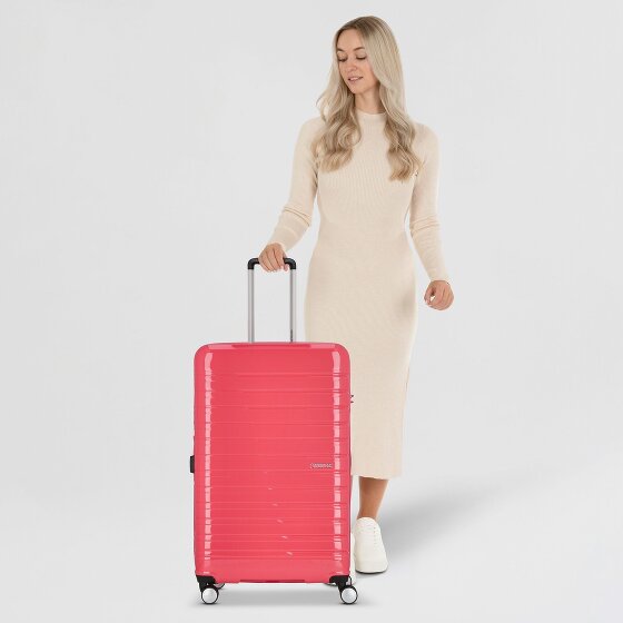 American Tourister Flashline Pop 4 Rollen Trolley XL 78 cm mit Dehnfalte