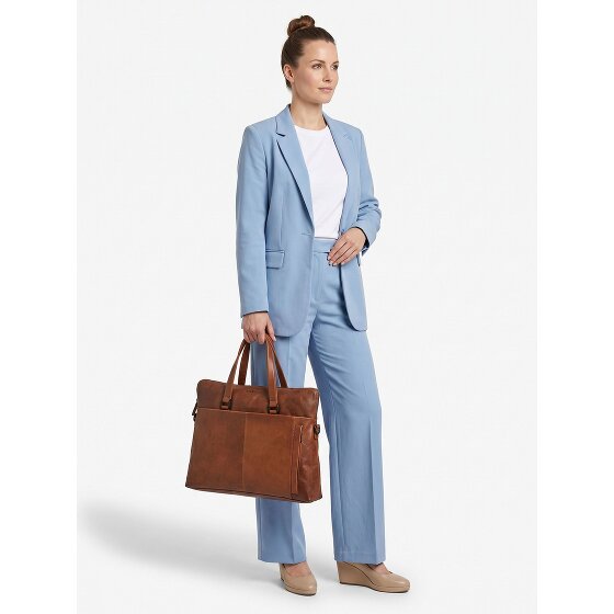 Greenburry Newport Aktentasche Leder 39 cm Laptopfach