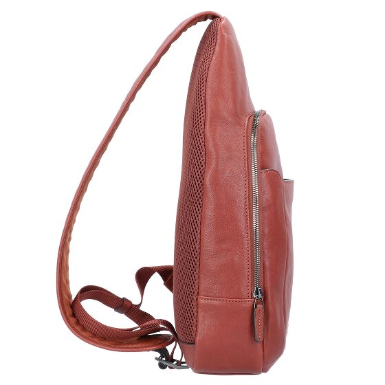 Piquadro Black Square Sling Bag Leder 39 cm