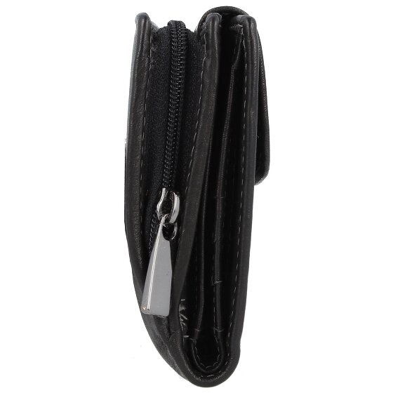 Greenland Nature Black Nappa Geldbörse RFID Leder 19 cm