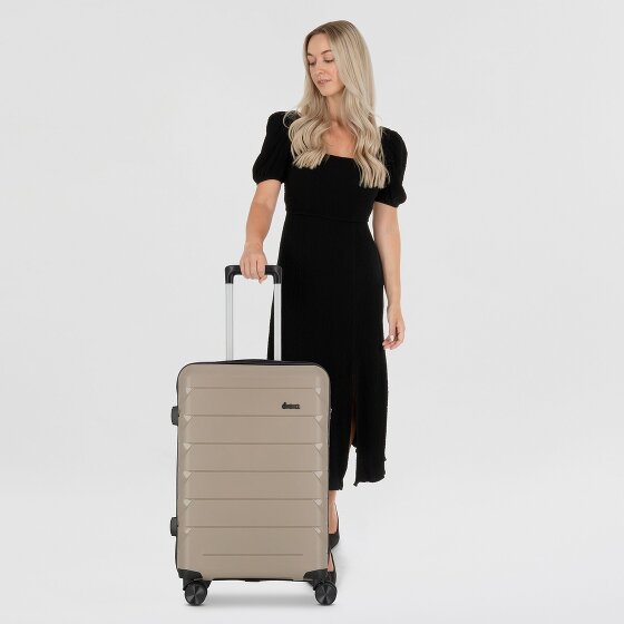 d&n Travel Line 4100 4 Rollen Trolley M 64 cm