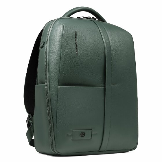 Piquadro Russel Daypack RFID Schutz Leder 41 cm Laptopfach