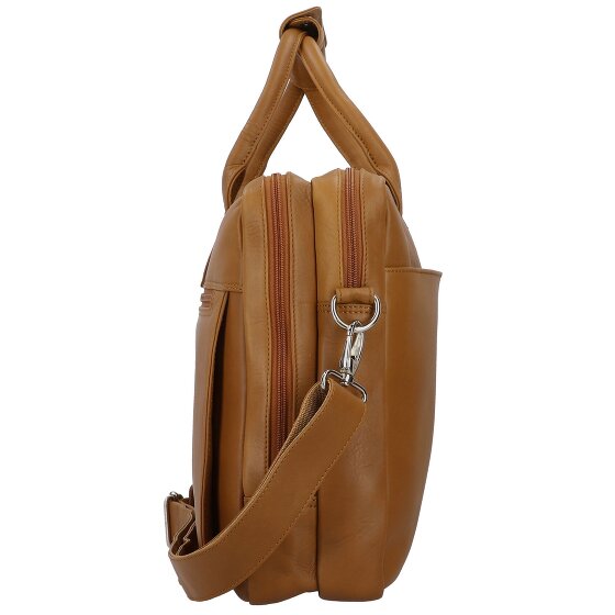 Dermata Aktentasche Leder 39 cm Laptopfach