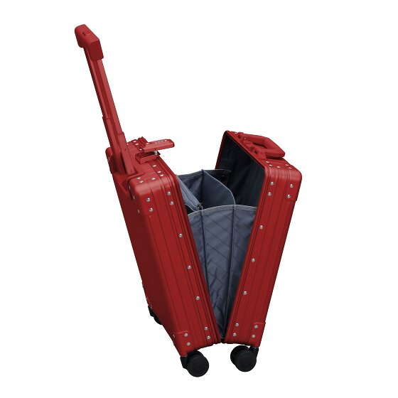 Aleon Business 4-Rollen Kabinentrolley Aluminium 50 cm Laptopfach