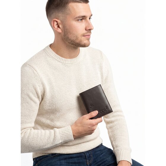oxmox Leather Geldbörse RFID Schutz Leder 10 cm