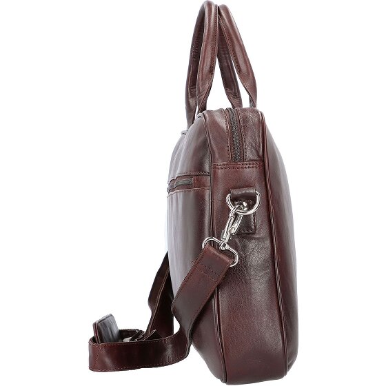 Dermata Aktentasche Leder 39 cm Laptopfach