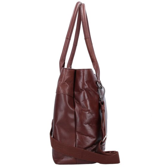 Plevier Rock Amber Schultertasche Leder 43 cm Laptopfach