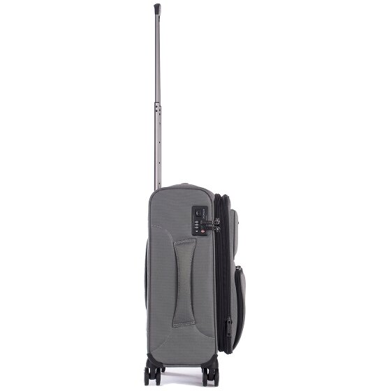 Stratic Bendigo Light + 4 Rollen Kabinentrolley 54 cm mit Dehnfalte