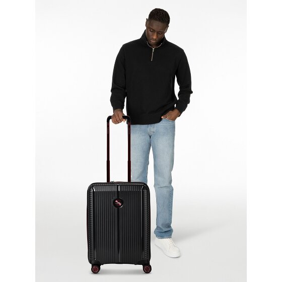 Polestream Paris 4 Rollen Kabinentrolley 55 cm mit Dehnfalte