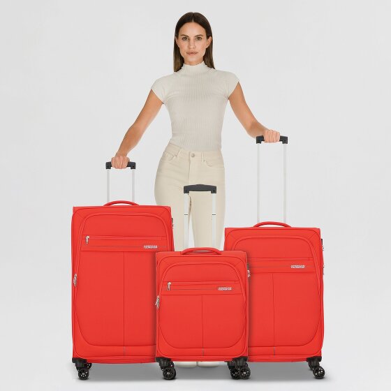 American Tourister Deep Dive 4 Rollen Kofferset 3-teilig mit Dehnfalte