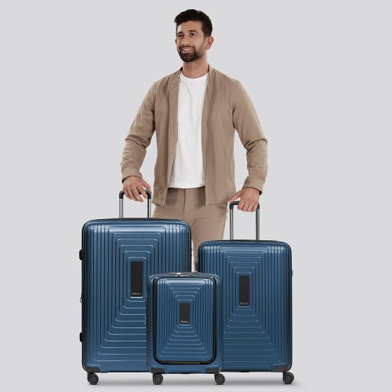 Redolz Essentials 14 4 Rollen Kofferset 3-teilig mit Dehnfalte