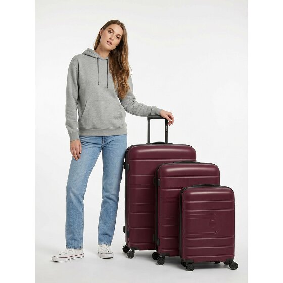 Redolz Essentials 11 4 Rollen Kofferset 3-teilig mit Dehnfalte