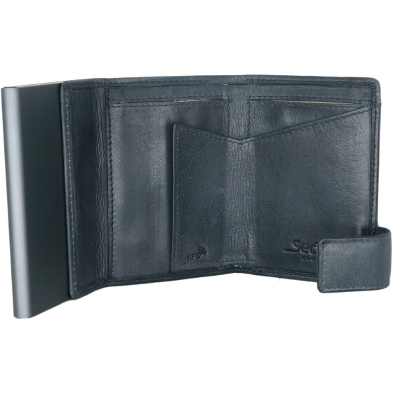 SecWal SecWal 2 Kreditkartenetui Geldbörse RFID Leder 9 cm