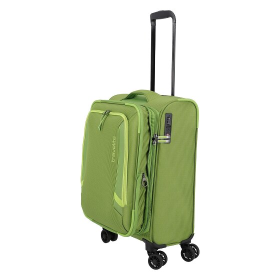 Travelite Corsiica 4 Rollen Kabinentrolley S 55 cm mit Dehnfalte