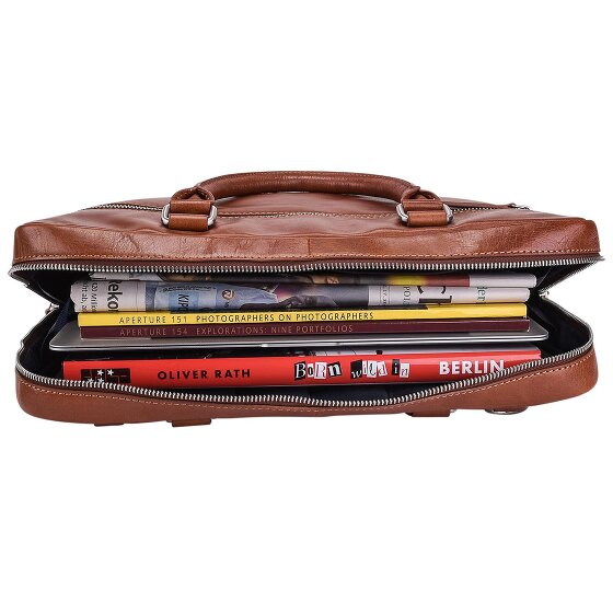 Leonhard Heyden Cambridge Aktentasche Leder 37 cm Laptopfach