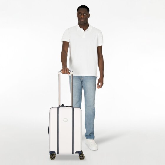 Delsey Paris Cadence 4 Rollen Kabinentrolley 55 cm mit Dehnfalte