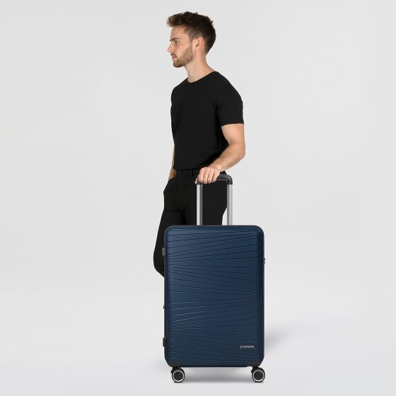 Franky Dallas 3.0 4 Rollen Trolley M 65 cm mit Dehnfalte
