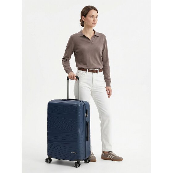 Franky Dallas 3.0 4 Rollen Trolley M 65 cm mit Dehnfalte