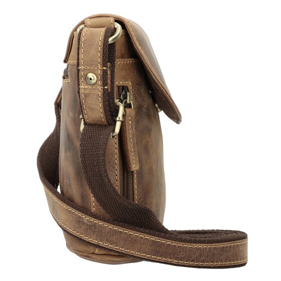 Greenburry Vintage Umhängetasche Leder 20 cm