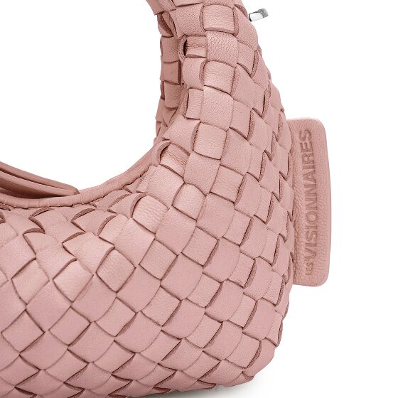 LES VISIONNAIRES Greta Micro weave Handtasche Leder 20 cm