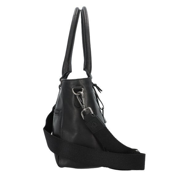 Greenburry Pure Black Handtasche Leder 33 cm