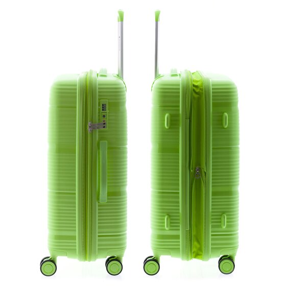 Gladiator 0800 4 Rollen Trolley 65 cm mit Dehnfalte