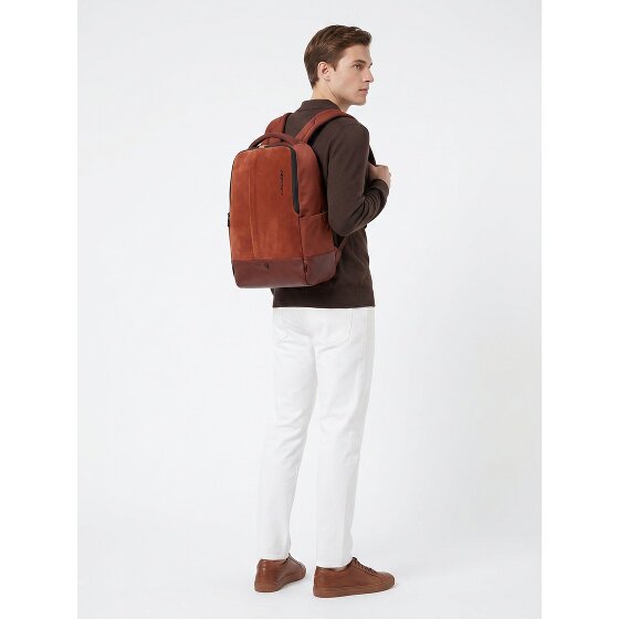 Piquadro Sync Daypack RFID Schutz Leder 47 cm Laptopfach
