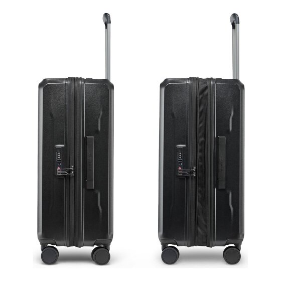 Stratic Phoenix 4 Rollen Trolley 66 cm mit Dehnfalte