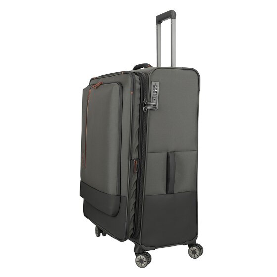 Travelite Crosslite 4 Rollen Trolley XL 81 cm mit Dehnfalte