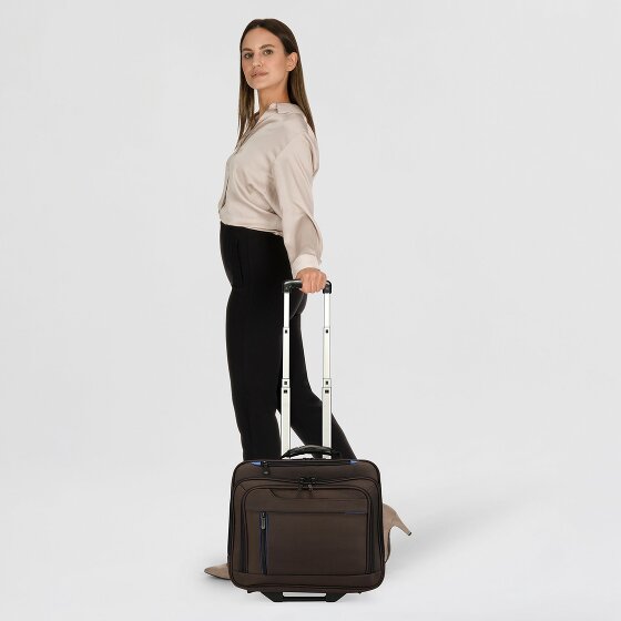 Dermata 2-Rollen Businesstrolley 42  cm Laptopfach