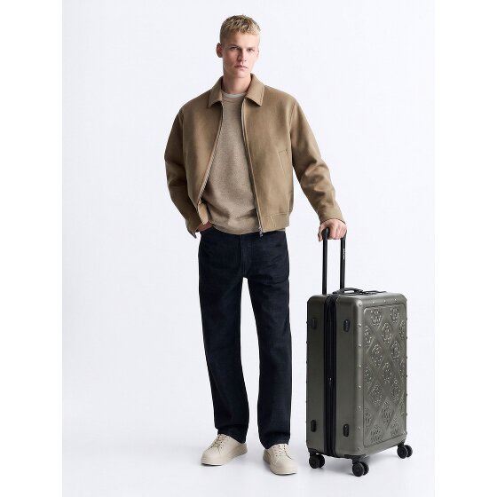 Roberto Cavalli Florence 4 Rollen Trolley 74 cm mit Dehnfalte