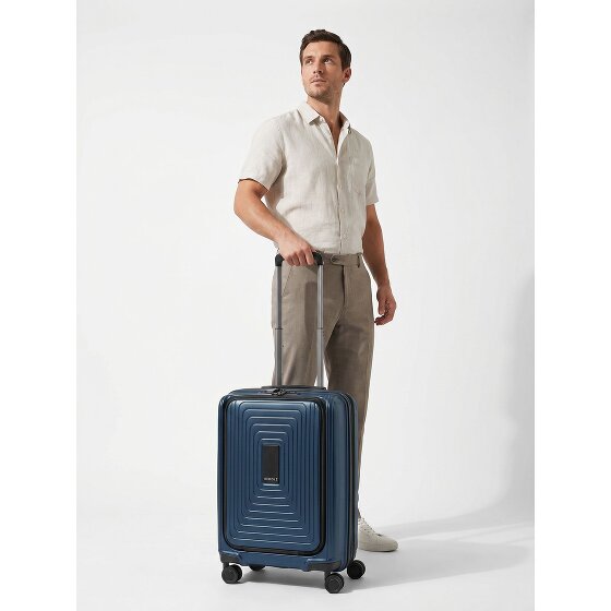 Redolz Essentials 14 4 Rollen Kabinentrolley S 55 cm Laptopfach mit Dehnfalte