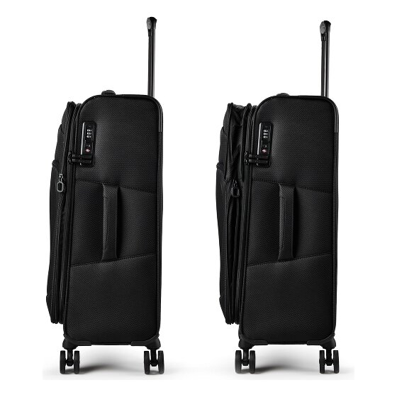 d&n Travel Line 9804 4 Rollen Kofferset 3-teilig mit Dehnfalte