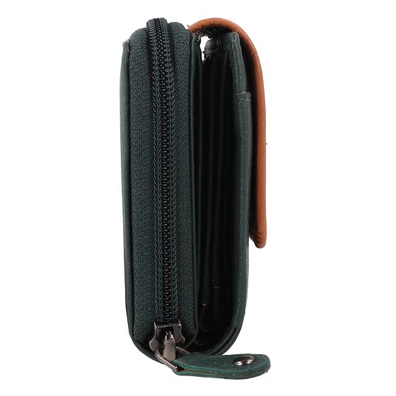 Greenburry Nappa Geldbörse RFID Schutz Leder 14 cm