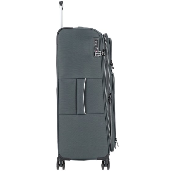 d&n Travel Line 9204 4 Rollen Trolley L 76 cm mit Dehnfalte