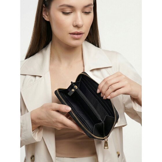 Lazarotti Bologna Leather XL Zip-Around Geldbörse Leder 19 cm