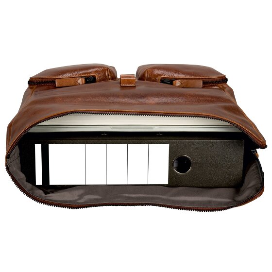 Leonhard Heyden Porto Messenger Leder 38 cm