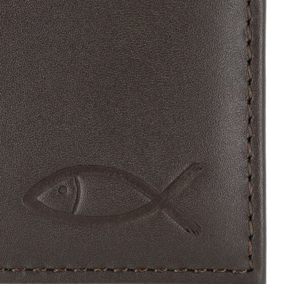 oxmox Leather Geldbörse RFID Schutz Leder 11 cm