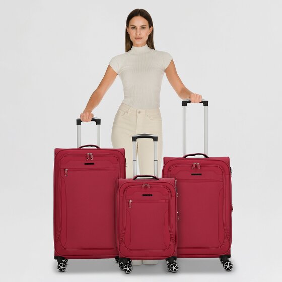 Cocoono Monterrey 4 Rollen Kofferset 3-teilig mit Dehnfalte