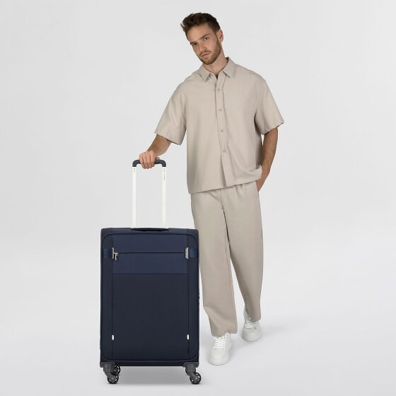 Samsonite Citybeat 4 Rollen Trolley 66 cm mit Dehnfalte