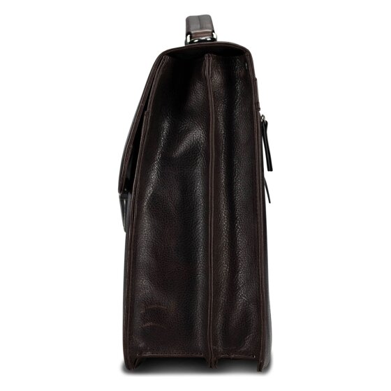 Jost London Aktentasche Leder 40 cm Laptopfach