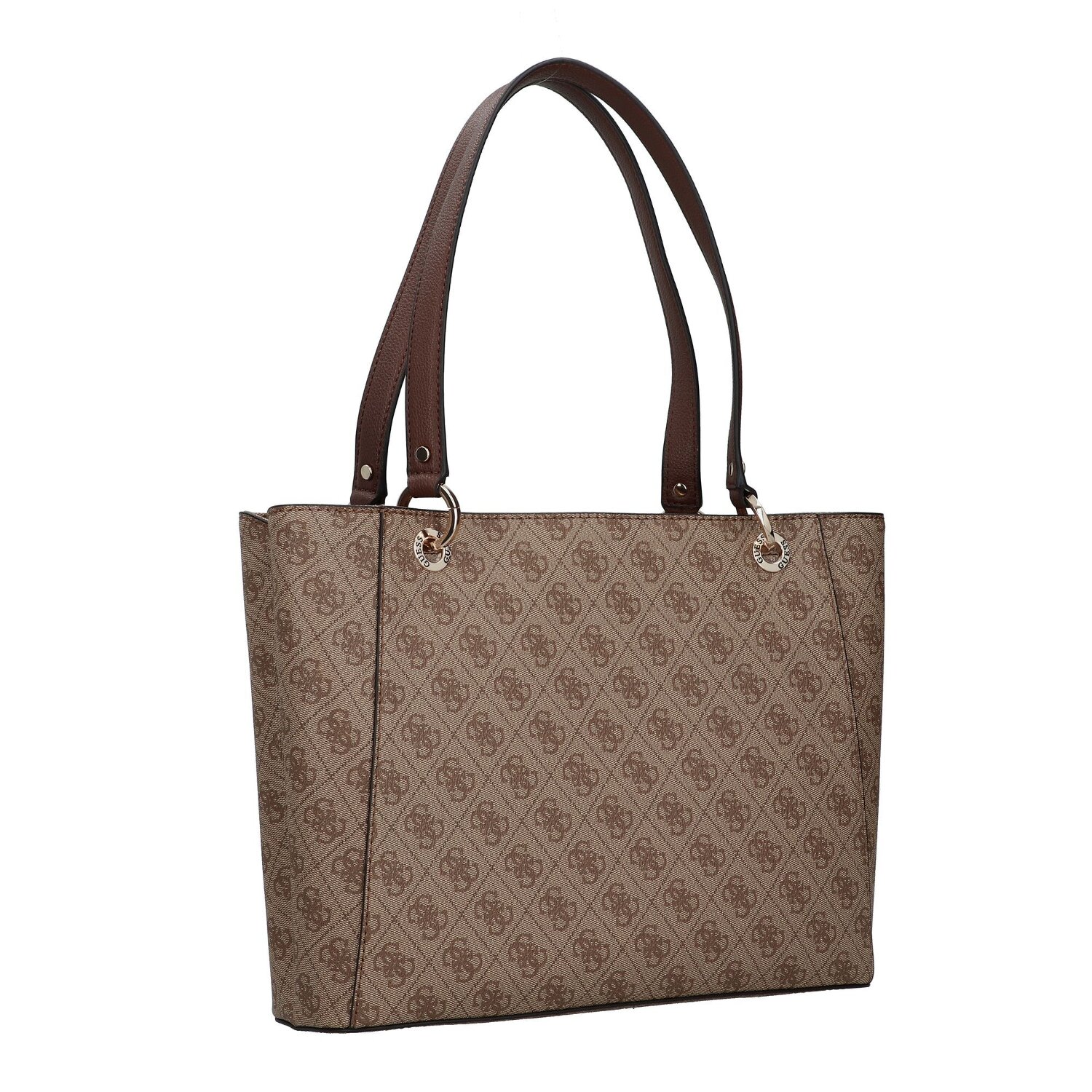 Guess Noelle Shopper Tasche 37 cm latte logo-brown | Koffer.com