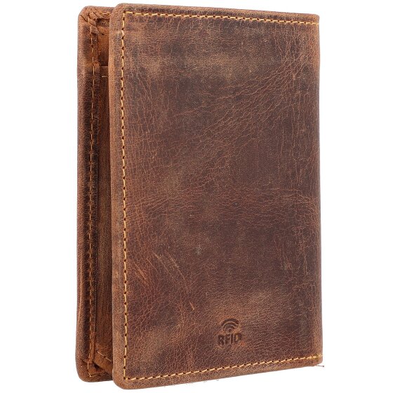 Greenburry Vintage Geldbörse RFID Leder 10 cm