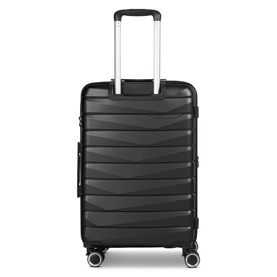 Bench Paris 4 Rollen Kofferset 3-teilig mit Dehnfalte