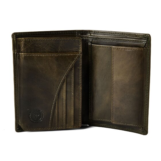 Greenburry Newport Geldbörse RFID Schutz Leder 9 cm