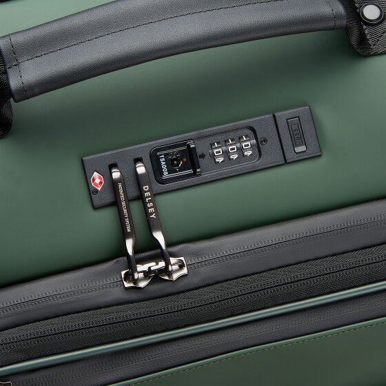 Delsey Paris Turenne Soft 4 Rollen Kabinentrolley 55 cm mit Dehnfalte