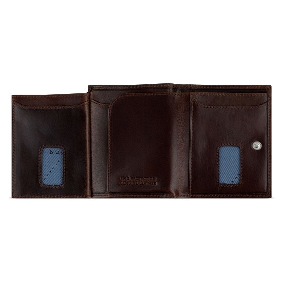 bugatti Secure Slim Geldbörse RFID Schutz Leder 8 cm