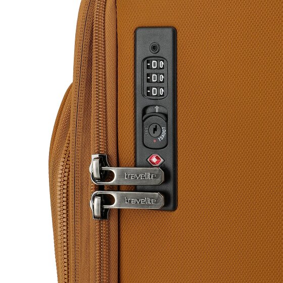 Travelite Priima 4 Rollen Trolley L 79 cm mit Dehnfalte