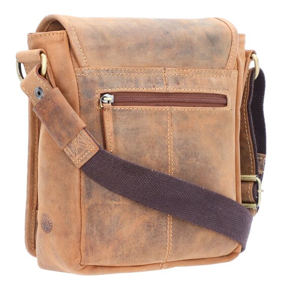 Greenburry Vintage Umhängetasche Leder 20 cm