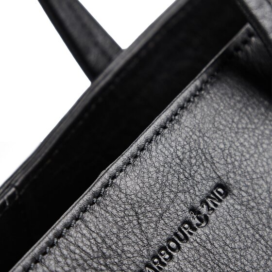Harbour 2nd Just Pure Schultertasche Leder 38 cm Laptopfach